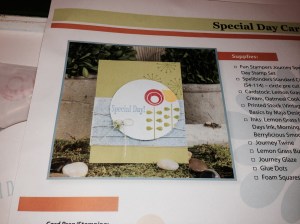 Fun card created at the Scrapbook Show in Anaheim this past weekend😍